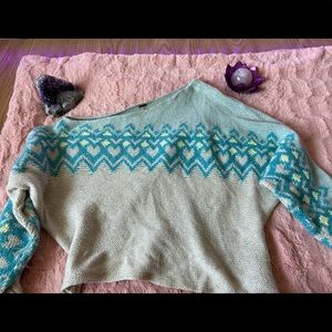 Free People Off The Shoulder Sweater Top